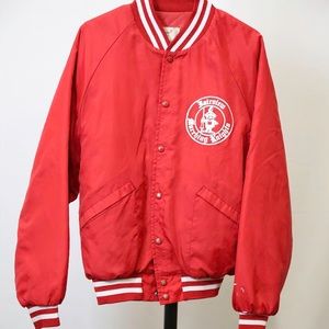 Red vintage Bomber Jacket